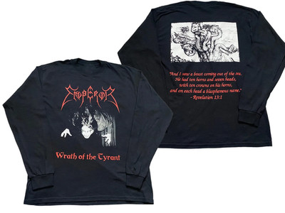 2005 Emperor 'Wrath Of The Tyrant' long sleeve T Shirt Full Size S-3XL