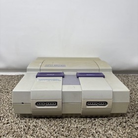 Super Nintendo SNES Console Bundle With Controller Cables Tested