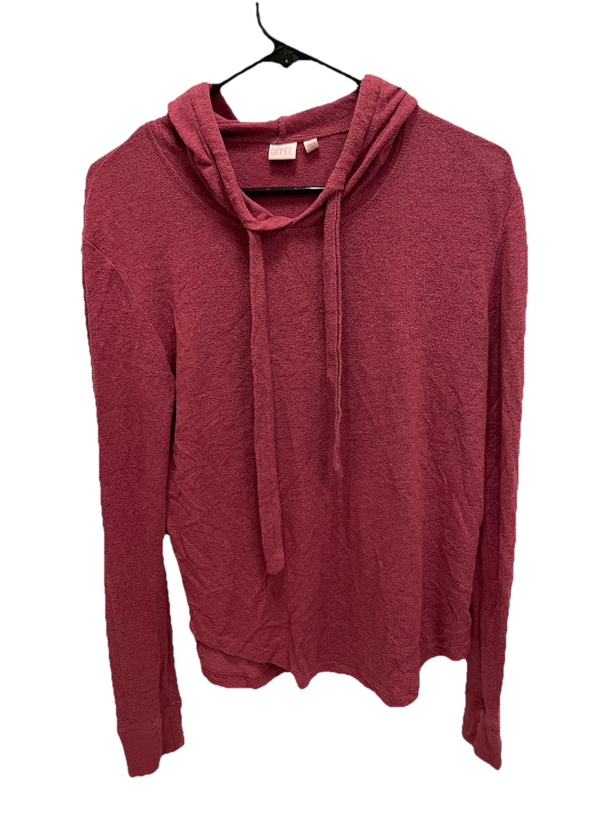 Make + Model Women's Red Pullover Hoodie, Sweatsh… - image 1