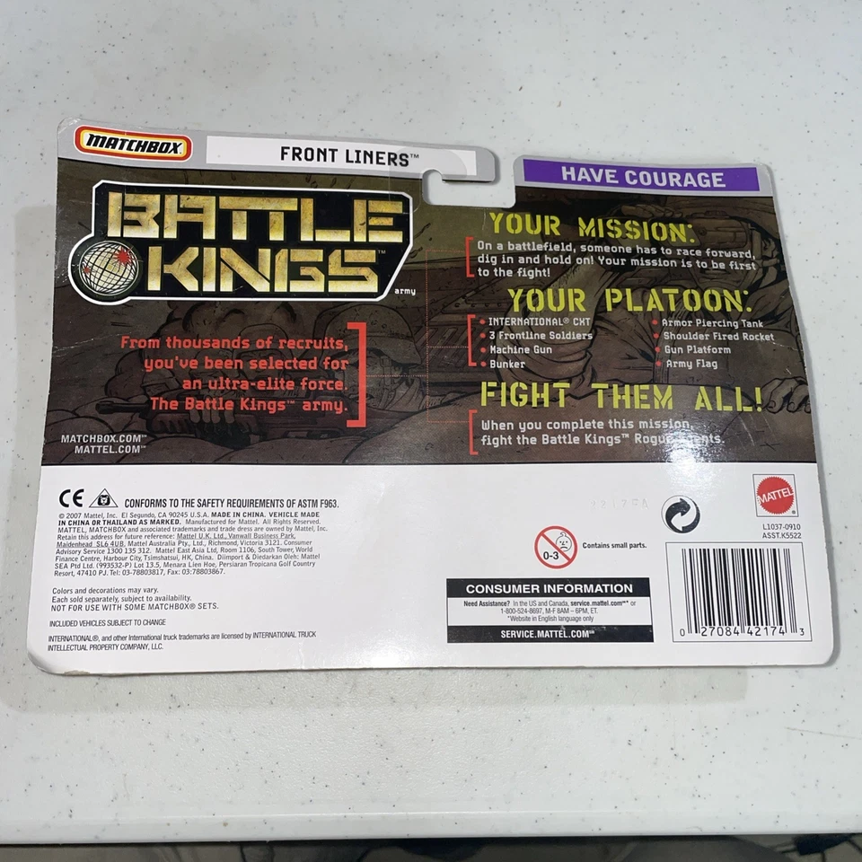 Matchbox Battle Kings Front Liners 10 Piece Set - Image 4 of 4
