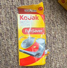 Kodak FunSaver Single Use Camera 27 Exposures Manual Flash Yellow/Red/Gray
