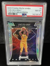 2020 Panini Prizm WNBA Chelsea Gray #5 Far Out! Mojo Prizm /25 LA Sparks ⚡️