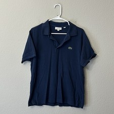 Lacoste Men's Classic Fit Navy Blue Polo Shirt Men s Size Medium M Short Sleeve