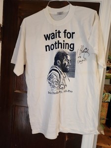 Vintage Autographed Brian Hollaway Signed T Shirt