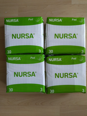 4 x 30 Stück Nursa Inkontinenz Einlagen - Binden  Level 3
