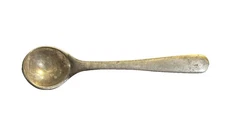 Silver Tone VINTAGE "E.P.N.S." A1 SIGNED MINIATURE 2.75” SALT CONDIMENT SPOON