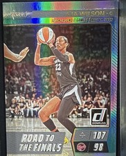 2026 WNBA Donruss A'ja Wilson Road to the Finals 2nd Round Holo /1999 Aces No 9