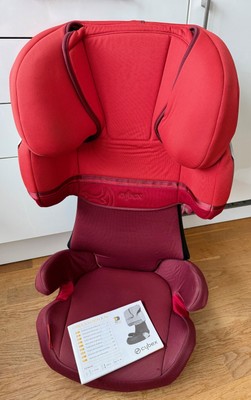 Cybex Solution X-Fix Kindersitz 15-36 kg in rot | ab ca. 4 Jahre