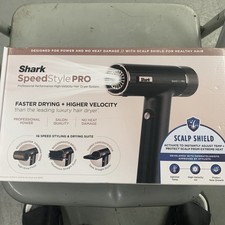 Shark SpeedStyle Pro Professional High Velocity Hair Dryer System HD731 Black