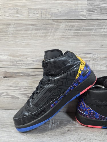 Air Jordan 2 Retro BHM Youth Size 6.5Y Womens Size 8 Black History Month Shoes - Picture 12 of 14