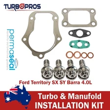 Permaseal Turbo To Manifold Titanium Studs&Gaskets For Ford Territory SX SY 4.0L