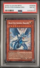 2025 YU-GI-OH! RP02-RETRO PACK 2 #EN096 BLUE-EYES SHINING DRAGON PSA 8