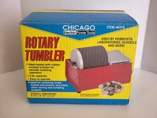 Chicago Electric Power Tools Rotary Rock Tumbler 3lb Capacity ITEM 46376