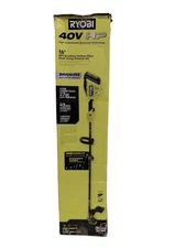 Ryobi 40V HP 16 in Carbon Fiber String Trimmer Brushless 4 Ah Battery & Charger