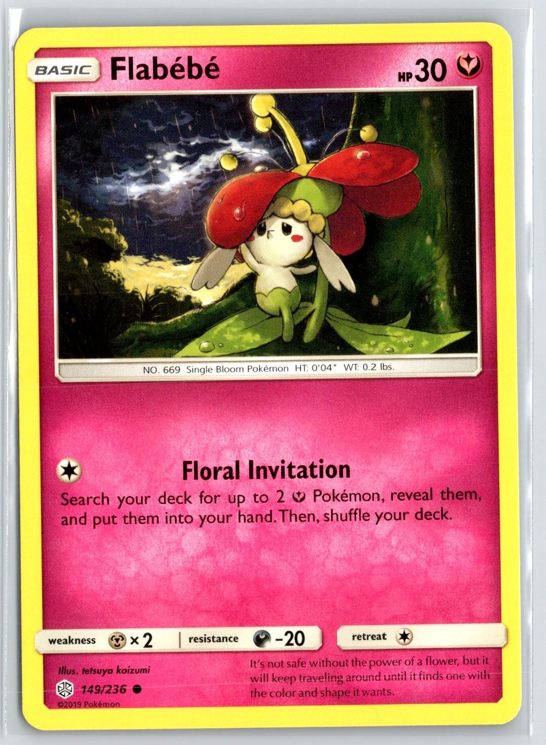 FLABEBE 149/236 LIGHTLY PLAYED Cosmic Eclipse