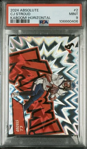 2024 Absolute - Kaboom! Horizontal C.J. Stroud #2 PSA 9 Houston Texans SSP