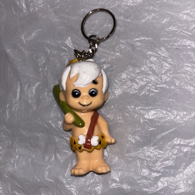 Hanna Barbera The Flintstones Keyring Chain  Retro Rare Bam Bam 1994 A4  