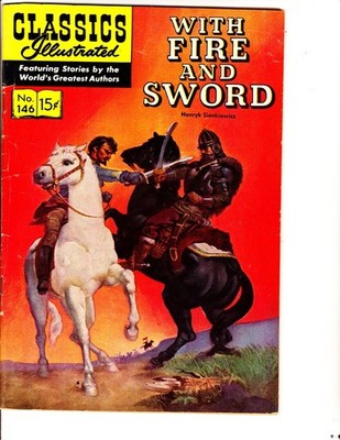 Classics Illustrated 146 (1958): Orig: With Fire and Sword: FREE to combine: VG-