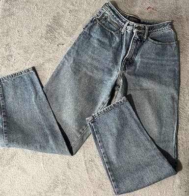 Vtg 90s ESPRIT Jeans Made in USA High Rise Tapered Mom Jeans Light Wash 9/10 26
