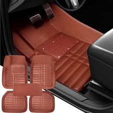 Car Floor Mats for Auto All Weather Leather Liners Universal For Nissan Non-Slip