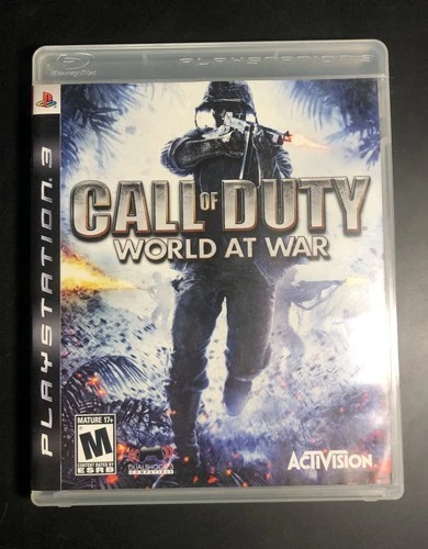 Call of Duty: World at War Sony PlayStation 3 2008 PS3 Blu-ray Complete w/Manual