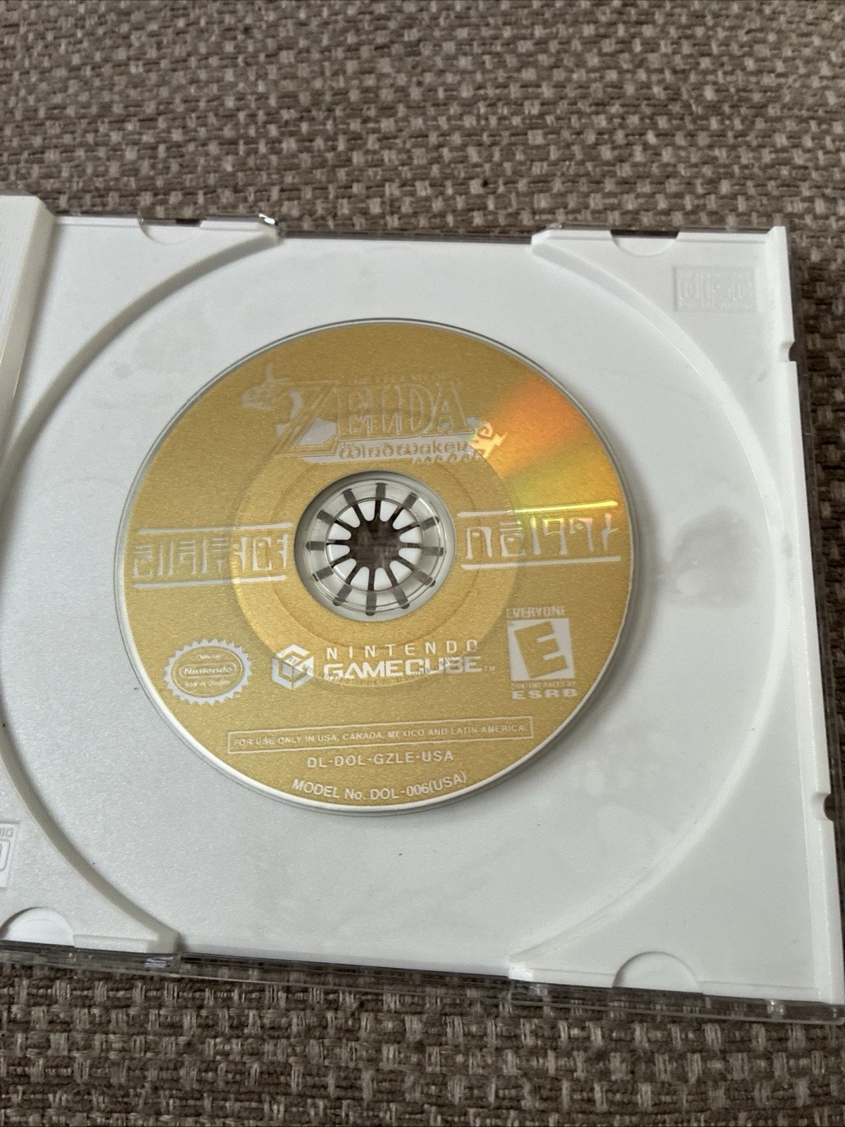 Zelda Wind Waker Nintendo GameCube Disc Only Untested DOL-GZLE-USA