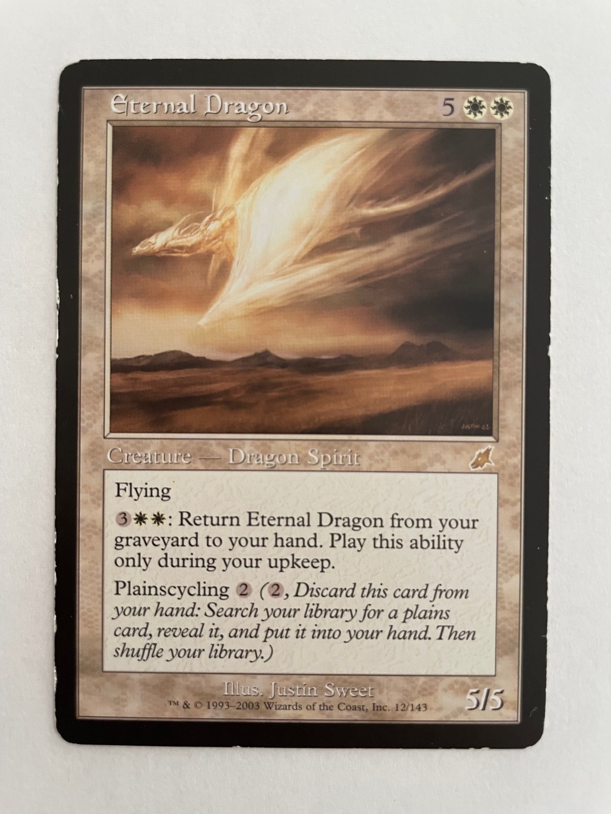 MTG - Eternal Dragon - Scourge - Rare - LP - Magic the Gathering