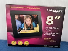 Digital Photo Picture Frame 8" Aluratek PC/Mac 2GB TFT LCD   HOLLAND AMERICA