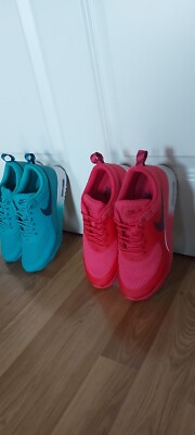 wunderschöne Nike Air Max Thea Premium Geranium Red Sneaker 36,5 2013 Schuhe