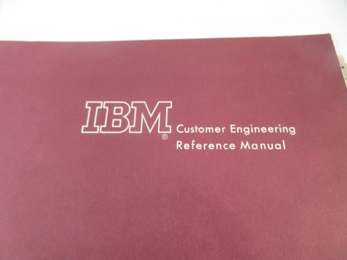 1960 VTG IBM Customer Engineering Reference Manual 916-920 Bill Feed - Picture 2 of 11