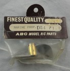 Polished Brass Rc Boat D54 P1.8 3/16" Bore Marine Propeller by Abc Model Parts