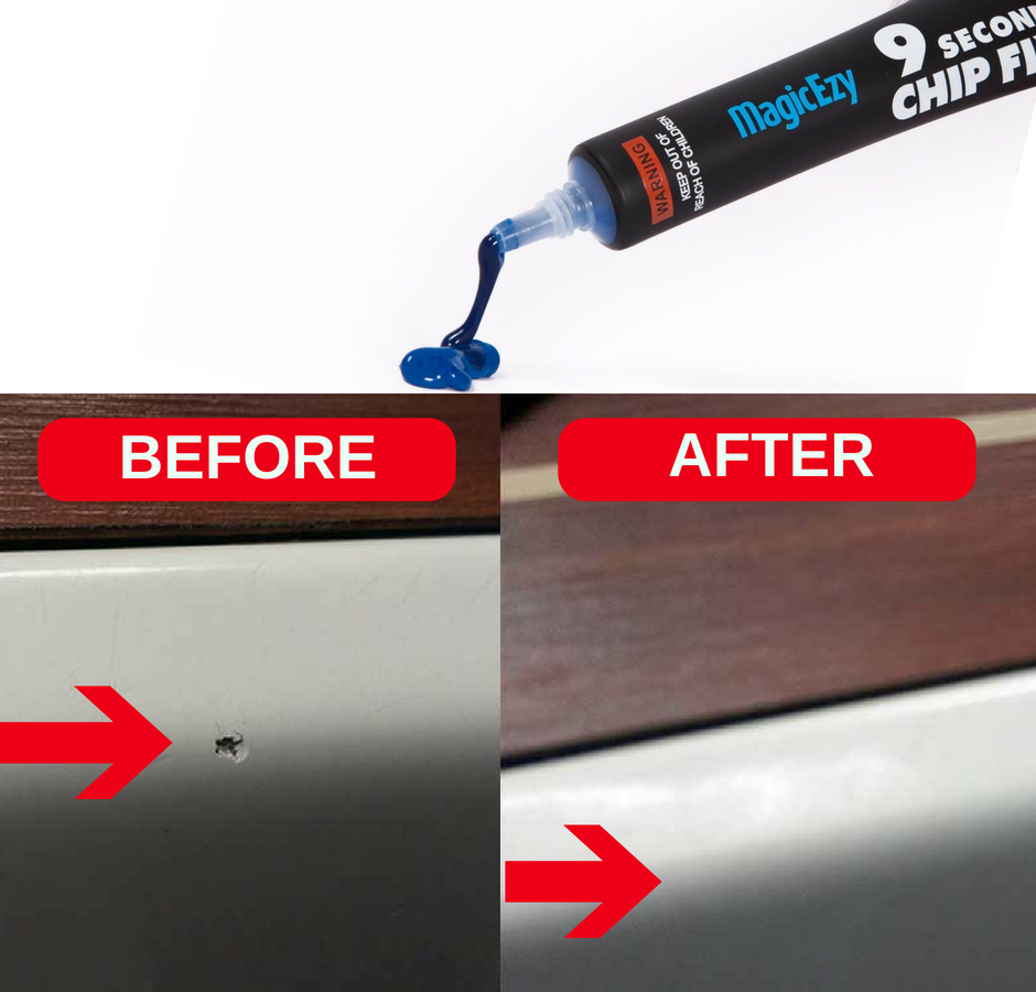 Fiberglass Repair Kit for Scrapes/Gouges MagicEzy 9 Second Chip Fix