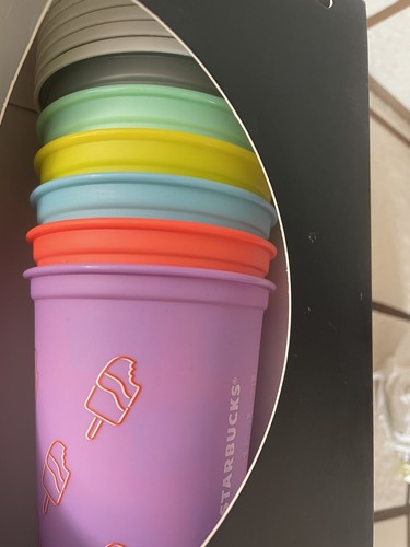 Nuova macchina fotografica Starbucks riutilizzabile tazze calde estate 2022 gelato pace libro senza BPA - Foto 4 di 5