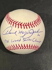Howard Johnson "Hojo" Hand Signed Baseball NY Mets 1986 World Series Champs