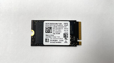 SDDPMQD-512G 5SS1G97513 Western Digital PC SN740 512GB NVMe