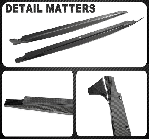 Para Audi A5 S5 2020-2021 carbono faldones laterales listones laterales umbral accesorios - Imagen 12 de 12