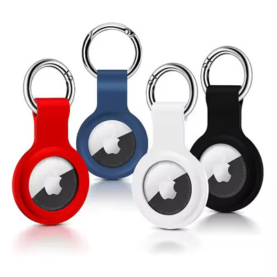 Hülle für Apple AirTag Cover Case Anhänger Silikon Schlüsselanhänger ZubeHero