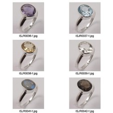 Natural Amethyst Gemstone Ring In 925 Sterling Silver Girls  Women Jewelry