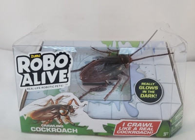 Zuru Robo Alive Glow In The Dark Crawling Cockroach Series 2 Ages 3+ and Up