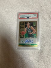 2021 Donruss Elite Larry Bird Elite Signatures Gold 7 of 10  PSA 9 