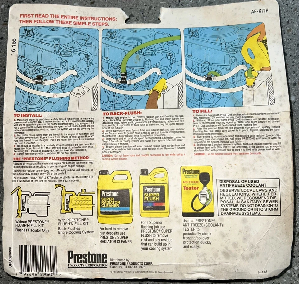 Universal Flush 'N Fill Radiator Cleaner Kit - New - Image 2 of 2
