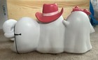 Halloween Decor Goblin & Ghoul Pink Cowboy Hats Let’s Go Ghouls Trio — photo 4