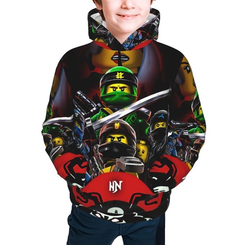 Ninjago Cartoon Movie Kids Youth Pullover Hoodie Hooded Sweatshirts Novelty Gift - Picture 13 of 38