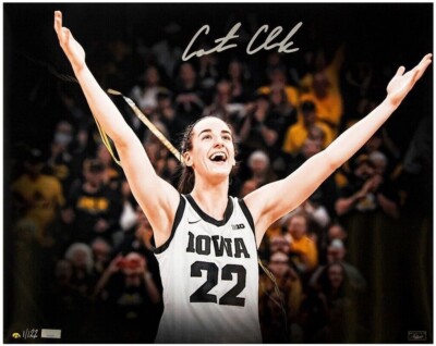 Panini Caitlin Clark Signed Photograph 16 x 20 None Better Limited Edition /122