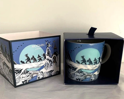 Set of 2 Arabia Moomin Mug Journey for Finnair 100th 