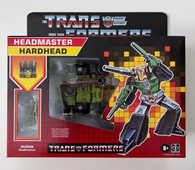 TRANSFORMERS G1 REISSUE AUTOBOT HEADMASTER HARDHEAD MODEL FIGURE TOY NIB NEW