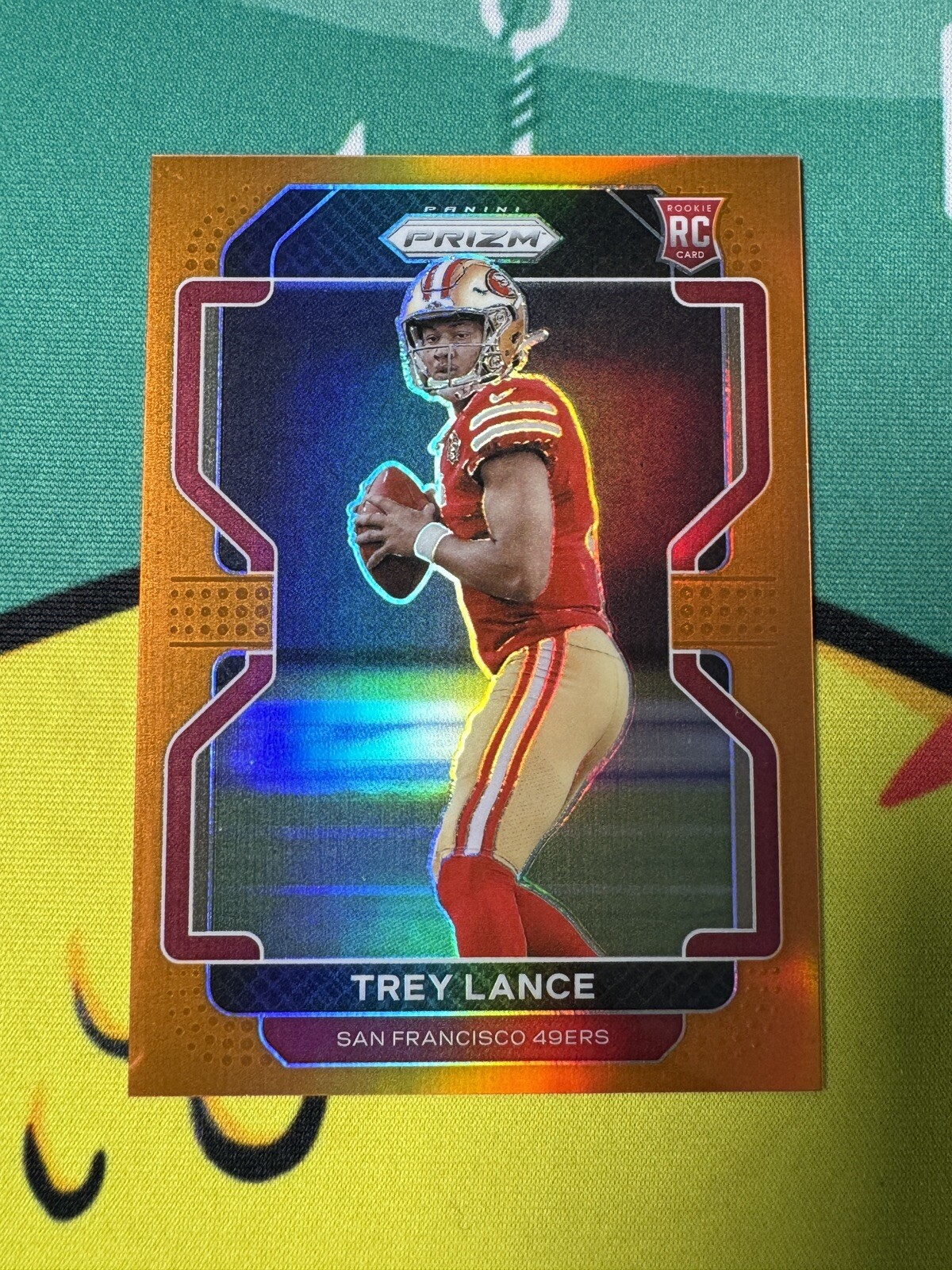 2021 Panini Prizm TREY LANCE Orange Prizm #333 RC Rookie #/249 49ERS
