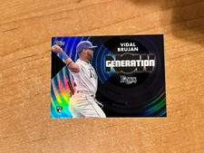 2022 Topps Update - Vidal Brujan - Generation Now Blue Parallel Insert RC