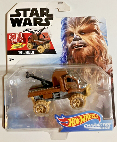 Hot Wheels ~ STAR WARS ~ Character Cars ~ ACTION FEATURE ~ Lot Of 3 ~ 1:64 ~ NEW - Picture 3 of 10