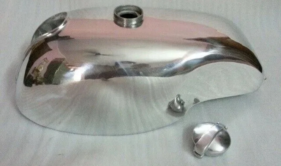 APTO PARA YAMAHA SR500 LYTA SPRINT ALEACIÓN ALUMINIO GAS COMBUSTIBLE TANQUE GASOLINA CON TAPA Foto 3 de 4